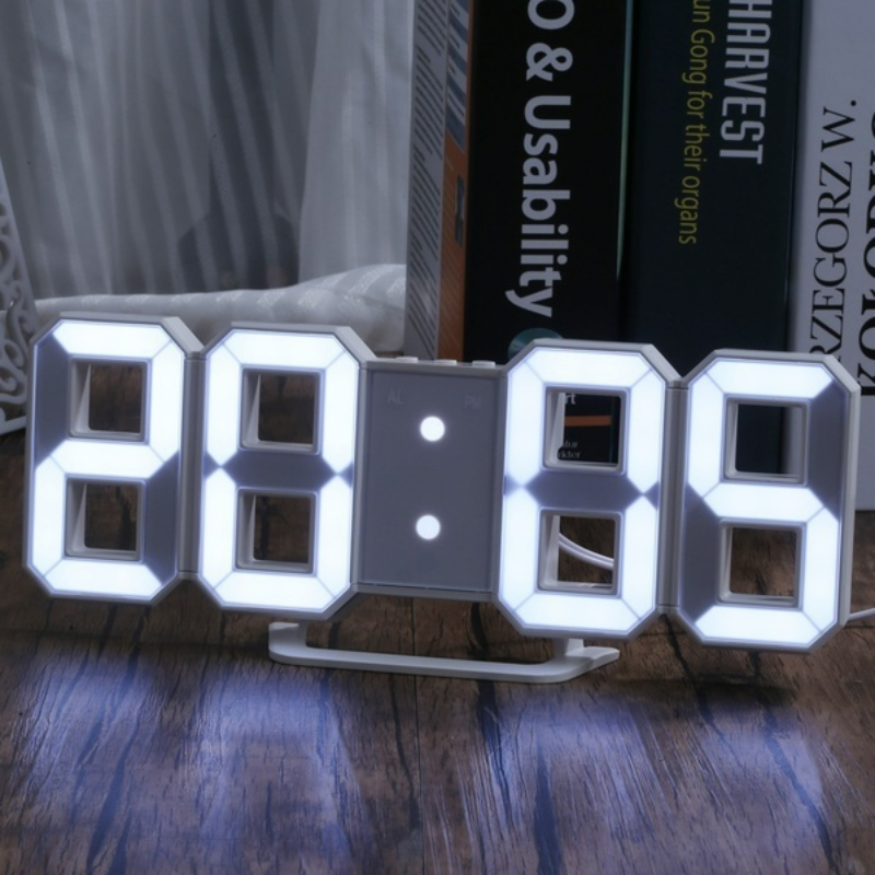 3D LED Bedroom Digital Clock