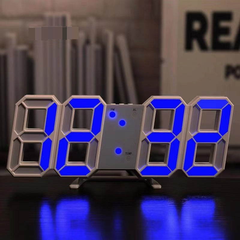 3D LED Bedroom Digital Clock