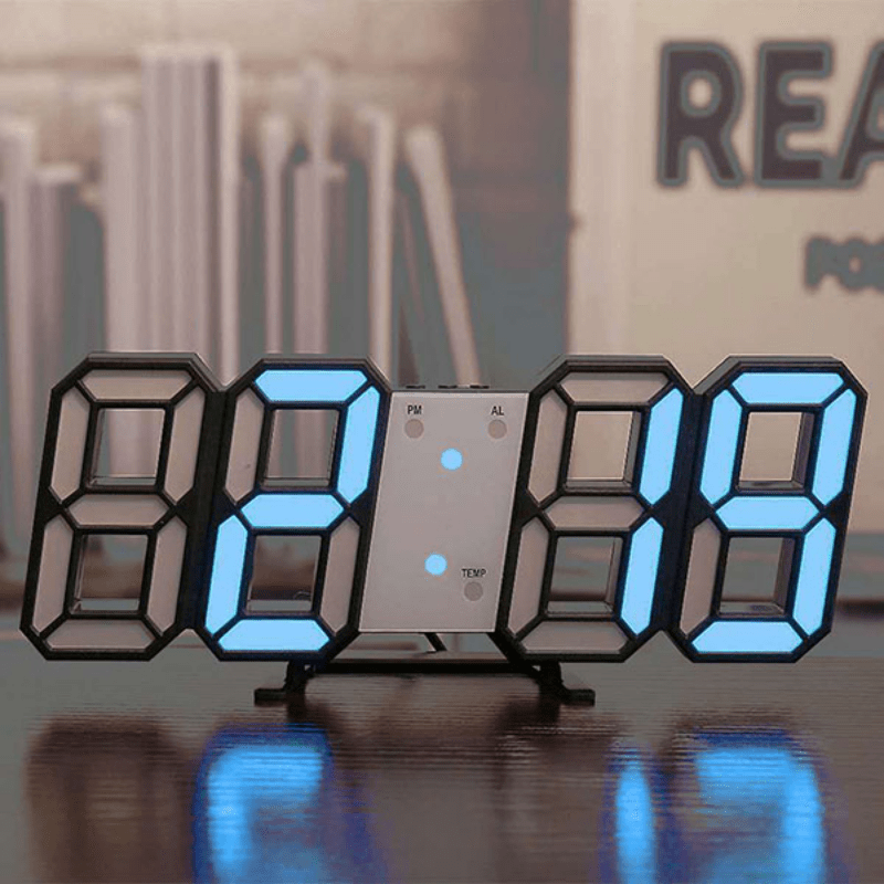 3D LED Bedroom Digital Clock